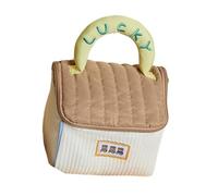 Milageto Makeup Case Cosmetic Bag Lightweight Portable Toiletry Kit Bag Travel Make up Organizer for Makeup Brush Lipstick Eye Shadow, Coffee
