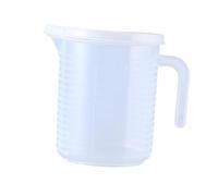 Milageto Measuring Cup Plastic Measuring Cup with Lid &Handle Plastic Jug Kitchen Gadgets Easy-to-Read Container for Flour Water Juice Mixing Cooking Kitchen Baking Lab Measure Tool, 500ml