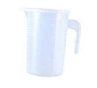Milageto Measuring Cup Plastic Measuring Cup with Lid &Handle Plastic Jug Kitchen Gadgets Easy-to-Read Container for Flour Water Juice Mixing Cooking Kitchen Baking Lab Measure Tool, 2000ml