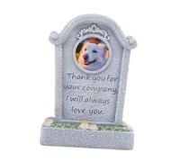 Milageto Memorial Monument for Pet Pet Small Animal Monumen Waterproof Memorial Statue Pet Tombstones for Lawn Outside Outdoors Porch, Accompany
