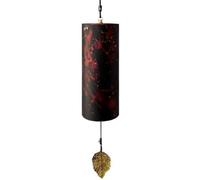 Milageto Metal Wind Chime Hanging Wind Chime with Leaf Clapper Soothing Decorative Bell with Leaf for Tea Meditation Corner, style to 5
