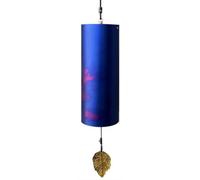 Milageto Metal Wind Chime Hanging Wind Chime with Leaf Clapper Soothing Decorative Bell with Leaf for Tea Meditation Corner, style to 4