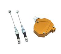Milageto Motorcycle Clutch Cable Clutch Economizer System Practical Spare Part Easy to Use Component Pull Cable Replacement, gold