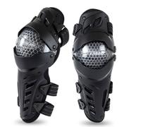 Milageto Motorcycle Knee Protector Knee Guard Knee Pad Knee Brace with Firm Outer Casing and Flexible Support for Confident Riding and Stops Suitable for, Black, M