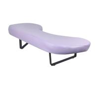 Milageto Nail Pillow Manicure Armrest Support Space Saving Comfortable U Shape Manicure Arm Rest for Personal Nails Tech Professionals, Purple