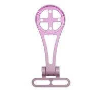 Milageto Out Front Bike Computer Mount Stem Extension Bracket Adjustable Multifunctional Light Stand Camera Holder for Biking, Gradient Pink