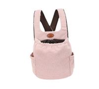 Milageto Pet Carrier Backpack Pet Carrying Bag Novelty Travel Bag Dog Front Pack Cat Carry Bag for Walking Camping Hiking Traveling, Pink