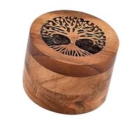 Milageto Pet Cremation Urn Commemorate with Lids Memorable Pet Supplies Outdoor Container Memorial Pets Gift Memorial Keepsake Wooden, Tree