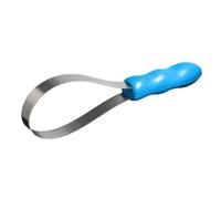 Milageto Pet Shedding Blade Horse Hair Comb Durability Supplies Portable with Handle Care Tool, Shedding Tool for Donkeys Dogs, Animal, Single Loop