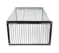 Milageto Pigeon Cage Automatic Pigeons Collection Iron for Small Birds Pigeon Coop Animal Cage for Feral Doves Farms Balconies, 2 Entrance, with skylight