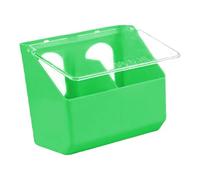 Milageto Pigeon Feeder Hanging Box Lightweight Heavy Duty Dove Bird Feeding Case Food Feeder for Parrots Pigeons Budgie Cockatiels, Green
