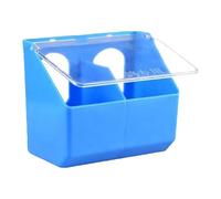 Milageto Pigeon Feeder Hanging Box Lightweight Heavy Duty Dove Bird Feeding Case Food Feeder for Parrots Pigeons Budgie Cockatiels, Blue
