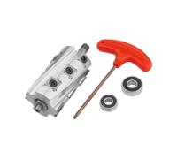Milageto Planer Sprial Helical Cutter Head Woodworking Tool Sturdy Aluminum Alloy Professional, High Performance, Practical, Accessory