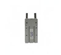 Milageto Pneumatic Gripper Air Finger Cylinder Parallel Two Finger Clamp Automation Gripper Unit Wide Opening Range Aluminum Alloy Body Supports auto Switch, HFR10N Through Hole