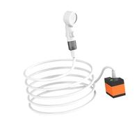 Milageto Portable Shower, Equipment Dorm,3 Level Adjustable,Convenient Outdoor Shower Pump,Electric Bathing Tool for Bathing,RV Hiking