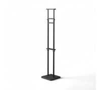 Milageto Poster Stand Adjustable Sign Holder Display Stand Floor Stand With Metal Frame Weighted Base Rotating Frame For Menus Ads Informational Posters , Black 8jin Straight