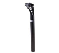 Milageto Premium Lightweight Bike Seatpost for Ultimate Performance - 25mm Tube, Black