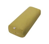 Milageto Rectangular Fitness Bolster Bolster Pillow Skin-Gentle on the Bodily Support Cushion for Meditation, Mustard Green