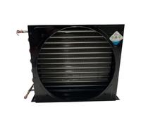 Milageto Refrigerator Condenser Radiator,Air Cooled Radiator Fin Sturdy Easy to Install Evaporator Heat Exchanger for Industrial DIY