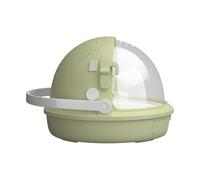 Milageto Reptile Feeding Box, Easy to Clean, Transparent, Versatile, Suitable for Tarantulas, Invertebrates And Scorpions in The Office, Green