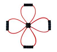 Milageto Resistant Band Stretch Bands Professional Lightweight Comfort Grips Strength Building Exercise Equipment Exercise Band, Red