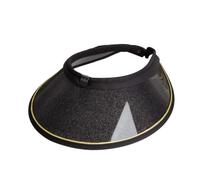 Milageto Riding Helmet Visor with Mesh Panel Equestrian Helmet Visor Adjustable for Equestrians, Horse Riders, Gold, One Size