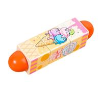 Milageto Rotating Twist Blocks Practical Skill Easy Grip Early Educational Toy Wooden Puzzle Toy for 18M+ Boys Girls Kids Gift, Dessert
