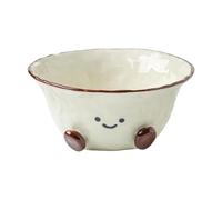 Milageto Salad Yogurt Bowl Cup Cute Foot Design Small Aesthetic Funny Porcelain Dessert Bowl Ceramic Coffee Mug for Rice Salad Fruit, 300 ml