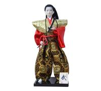 Milageto Samurai Fighter Figurine Detailed Craftsmanship Samurai Doll Artisanal Appearance Asian Collectible Ornament for Home Display, W02武