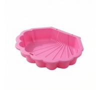 Milageto Sand and Basin Low-Profile Activity Basin Sandbox Container for Young Children, Pink