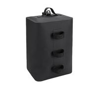 Milageto Sand Bag Leg Weights Foldable Storage Practical Waterproof 25L Sandbag Canopy Weight Bag for Marques Garden Yard Backpacking, black