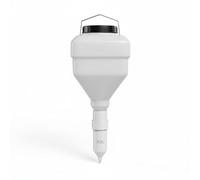Milageto Sauce Dispenser Commercial Bottle Pump Container with Weighted Feed for Smooth Portion Control Hanging Space-Saving Design Large Capacity Suitable for, 5.5L Square Barrel
