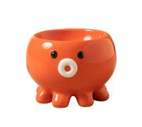 Milageto Sea Raised Pet Bowl Elevated Ceramic Bowl Cute for Feeding Station