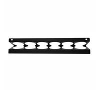 Milageto Shelf Spray Bottle Holder Rack Iron Construction Space-Saving Five-Slot Organizer Suitable for garage cleaning supplies household storage