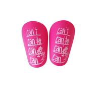 Milageto Shin Guard Soccer Gear EVA Cushion Insert Impact Absorption Suitable for friendly games youth practice, 092mini Rose