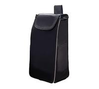 Milageto Shopping Cart Replacement Storage Bag Daily Bag Waterproof for Utility Cart Reusable Trolley Accessory Large Capacity, Black Thickened