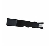 Milageto Skate Sharpening Stone Skate Edge Restorer Ice Skate Honer Ceramic Rod Tool Coarse Grit Wheel Ergonomic Handheld Design for ups Glide Improvement Portable for Practice Games, Black