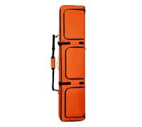 Milageto Ski & Snowboard Bag Padded Ski Carrying Bag with Pocket Shielded for Snowboarders, Gear Organization, No Wheels - 160cm, Array, Orange
