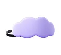 Milageto Sleep Mask Ice Silk Eye Mask Blackout Gift Comfortable 3D Contoured Night Blindfold Eye Cover for Sleeping Trip Nap Birthday, Violet