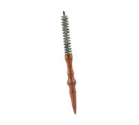 Milageto Small Round Hair Brush Hair Styling Brush Blow Drying Hair Brush Mini Round Comb Wood Rolling Comb for Blow Drying Thin Hair, M