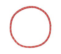Milageto Soft Fitness Hoop Weighted Abdomen Hoop Multifunction Foldable Sp Circle Exercise for Workout Family Women Men, Red