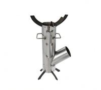 Milageto Stainless Steel Burner Cooker Pot Supports Three-Legged Burner Cooker Compact