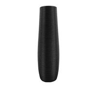 Milageto Tall Floor Vase, PP Material Modern Minimalist Style Decor, Floor Vase for Pampas Grass, Dried Flowers & Decorative Branches, Unbreakable Tall Jar for Farmhouse Living Room Bedroom,Black S