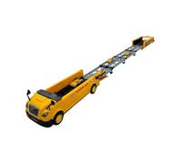 Milageto Track Truck Carrier Car Toys Foldable Layer Car Race Track Playset Transport Car Carrier and Race Cars for Kids Boys Girls