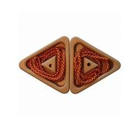 Milageto Triangular Fingerboard board Polished Surface Training Board for Climbers, Athletes, Wall Use