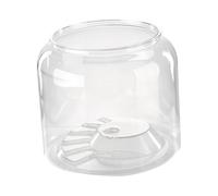 Milageto Turtle Container Aquatic Aquarium Fashionable Versatile Desk DIY Micro Landscape Reptile Habitat for Apartment Living Room, XL without lid