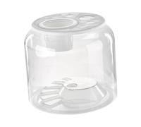 Milageto Turtle Container Aquatic Aquarium Fashionable Versatile Desk DIY Micro Landscape Reptile Habitat for Apartment Living Room, XL with lid