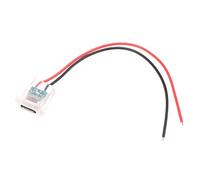 Milageto Type C Female Chassis Wire,USB C Female Connector Solder High Performance Sturdy Accessories Waterproof Replaces, Charging light green