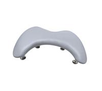 Milageto U Shape Arm Rest Nail Hand Rest Breathable Portable Nail Arm Rest Stand Metal Stand Arm Rest Cushion for Home DIY Nails Tech, Gray