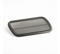 Milageto Vehicle Audio Car Speaker Cover Trim Grille Protector Stainless Steel Dustproof Design For Third Row Door Lower Speaker Suitable for daily driving car, Black Titanium